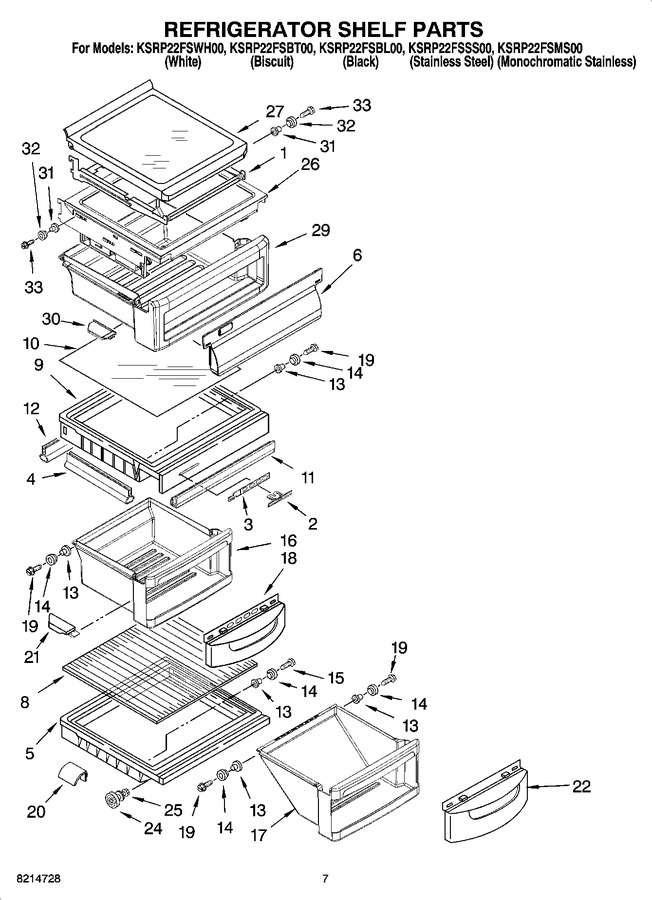 Diagram for KSRP22FSWH00