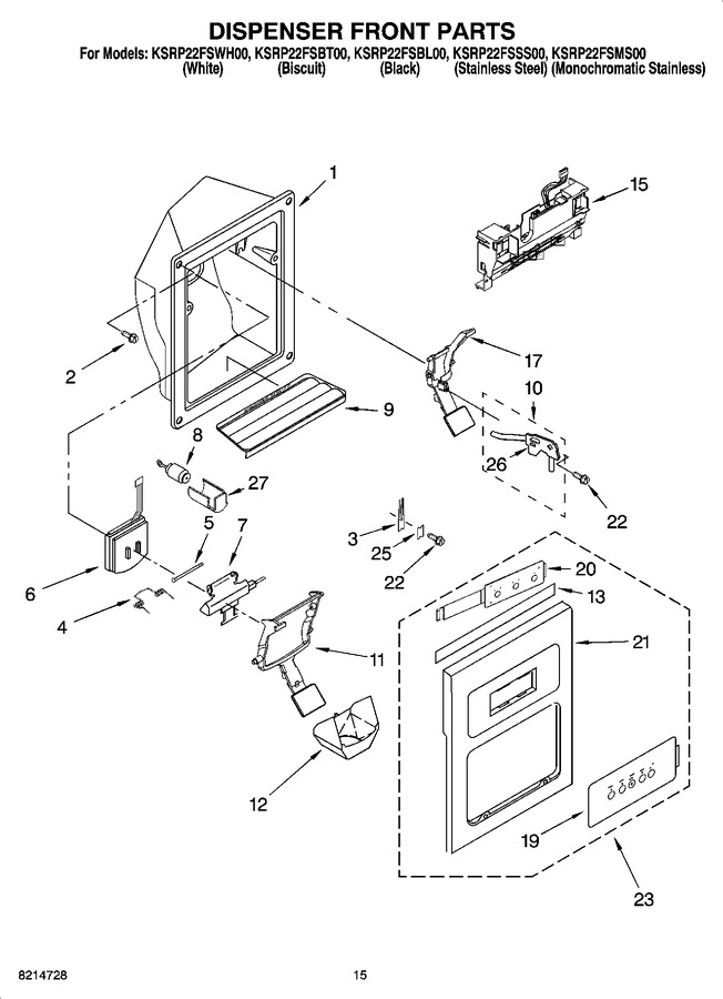 Diagram for KSRP22FSWH00