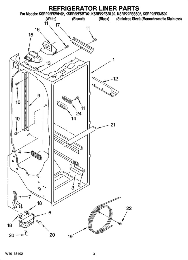 Diagram for KSRP22FSWH02
