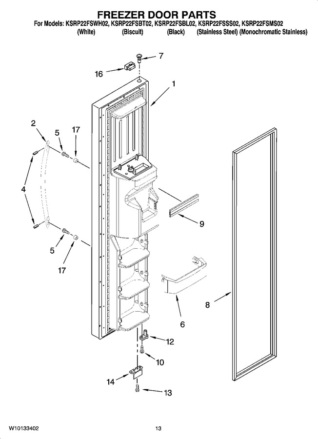 Diagram for KSRP22FSWH02