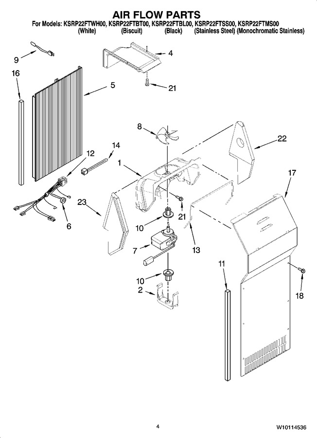 Diagram for KSRP22FTWH00