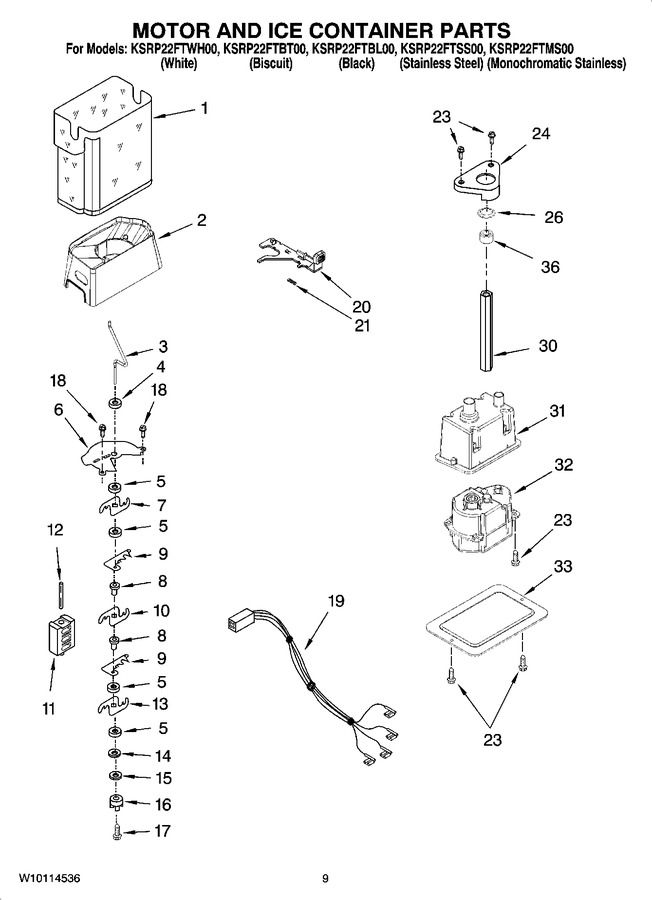 Diagram for KSRP22FTWH00