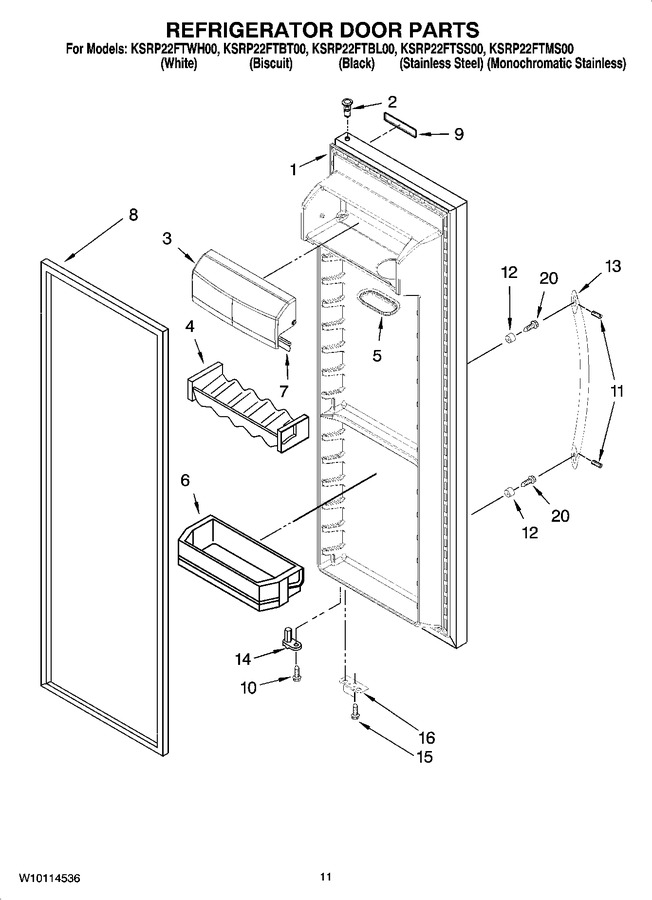 Diagram for KSRP22FTWH00