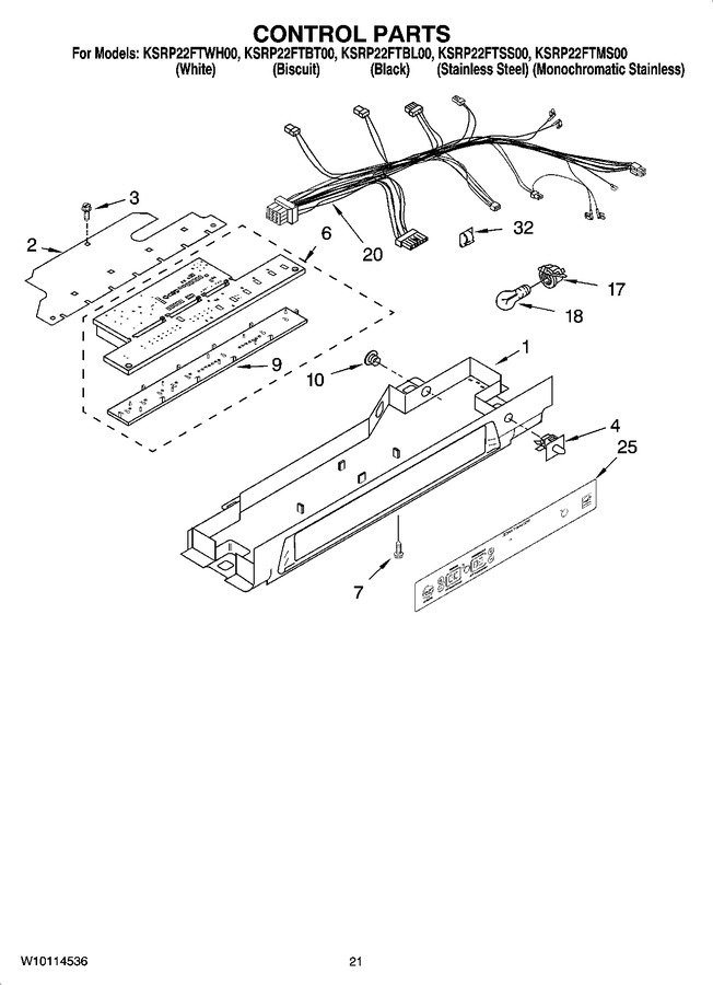 Diagram for KSRP22FTWH00