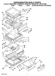 Diagram for 05 - Refrigerator Shelf Parts