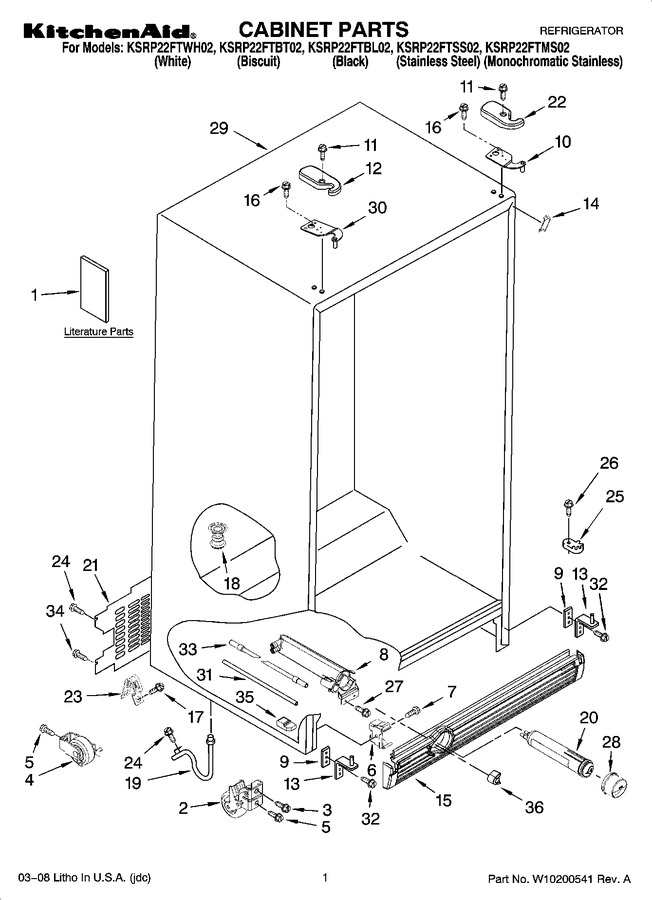 Diagram for KSRP22FTWH02