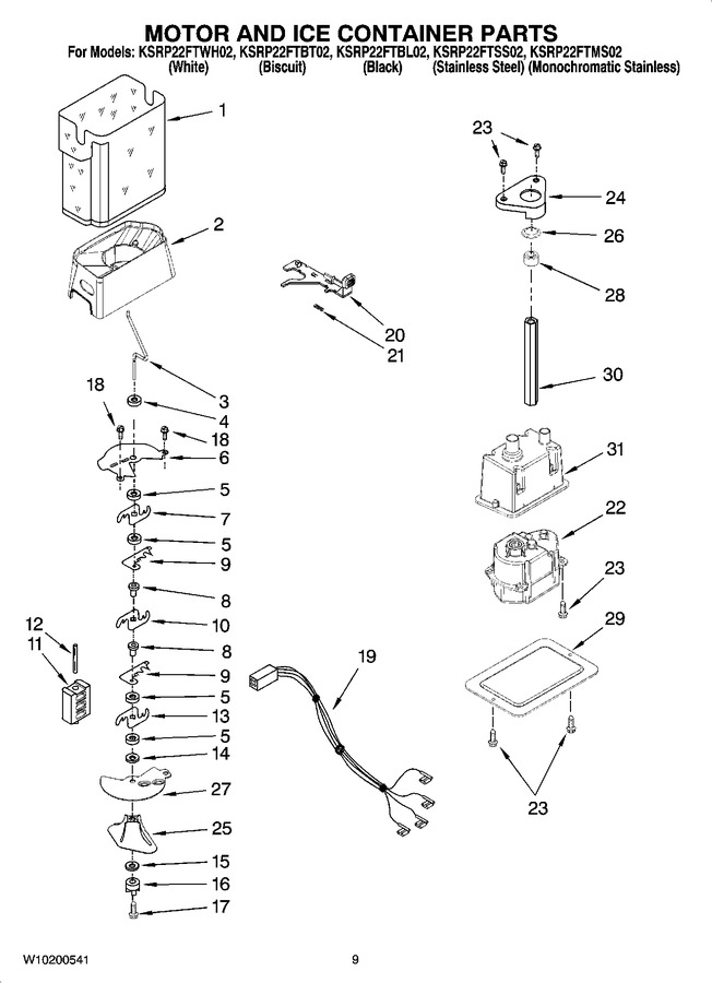 Diagram for KSRP22FTWH02