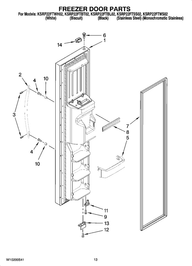 Diagram for KSRP22FTWH02