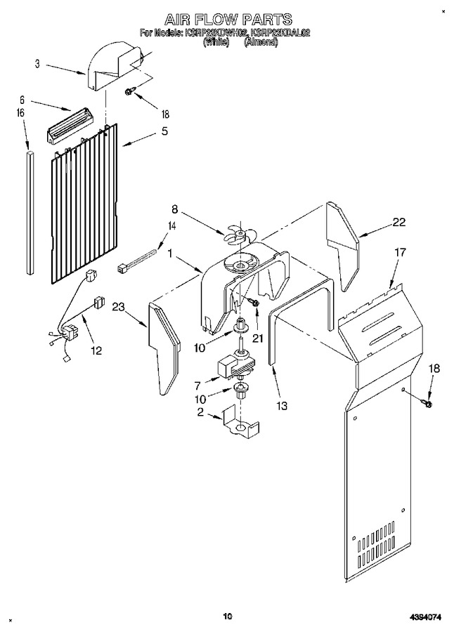 Diagram for KSRP22KDWH02