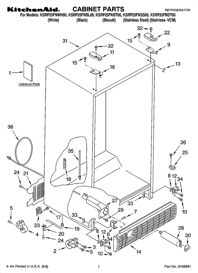 Diagram for KSRP25FNBT00