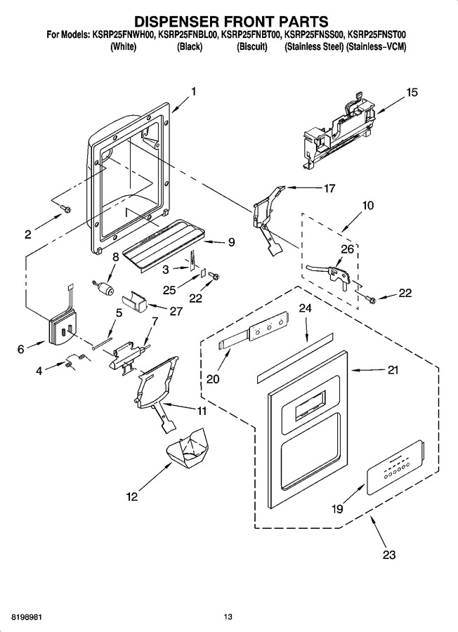 Diagram for KSRP25FNWH00