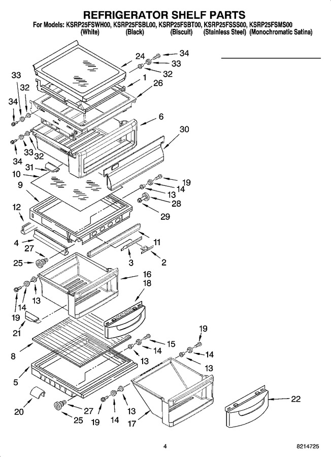 Diagram for KSRP25FSSS00