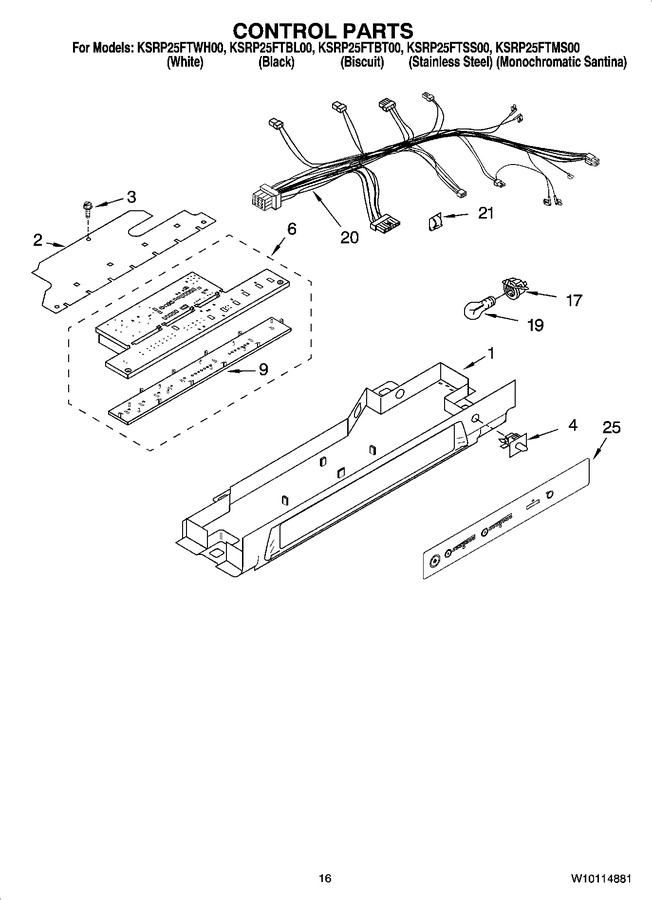 Diagram for KSRP25FTWH00