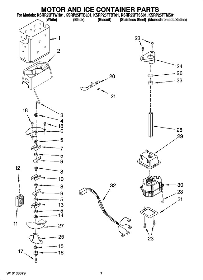 Diagram for KSRP25FTWH01