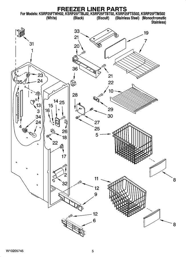 Diagram for KSRP25FTSS02