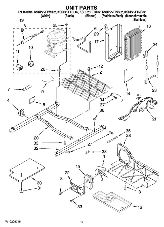 Diagram for KSRP25FTSS02