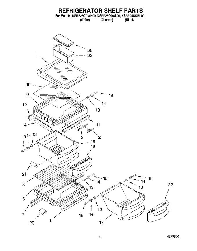 Diagram for KSRP25QDBL00
