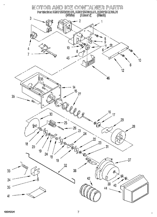Diagram for KSRP25QDBL01