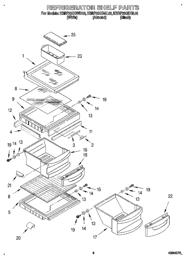 Diagram for KSRP25QDBL02