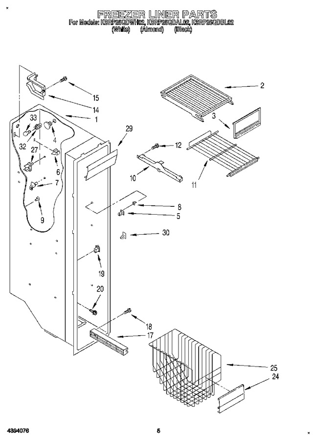 Diagram for KSRP25QDAL02