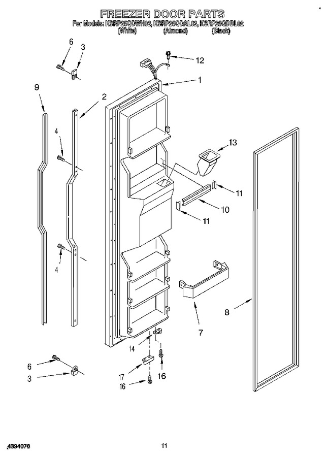Diagram for KSRP25QDAL02