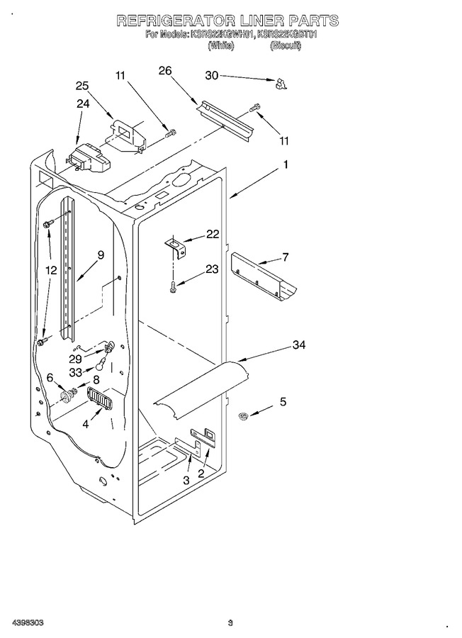 Diagram for KSRS22KGWH01