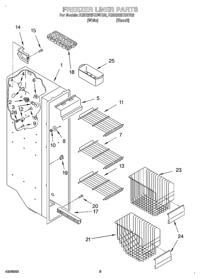 Diagram for KSRS22KGWH02