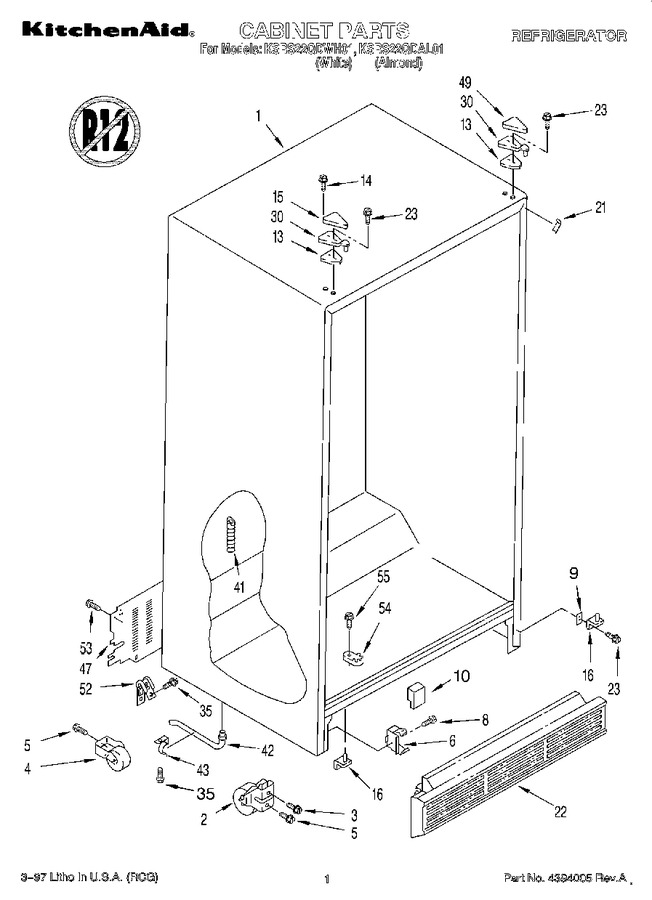 Diagram for KSRS22QDWH01