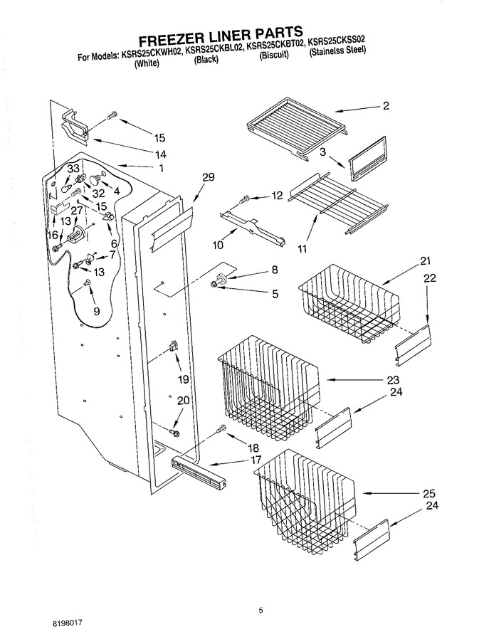 Diagram for KSRS25CKSS02