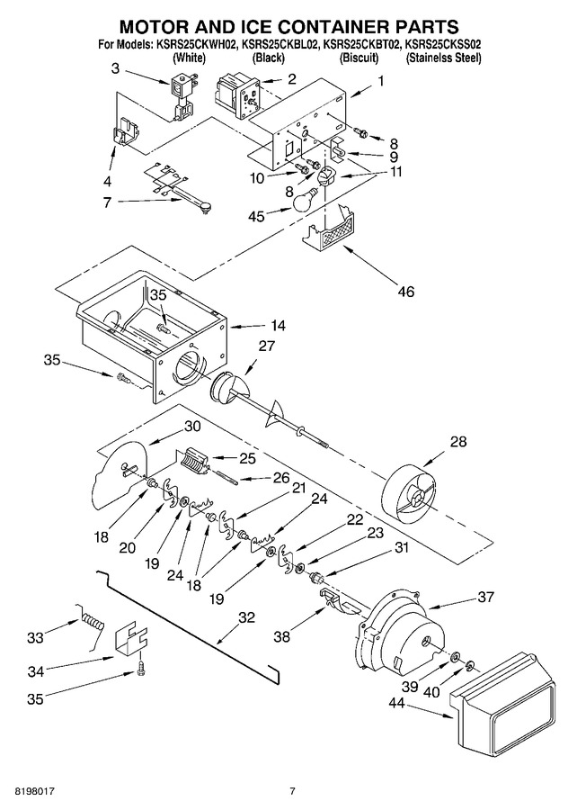 Diagram for KSRS25CKSS02