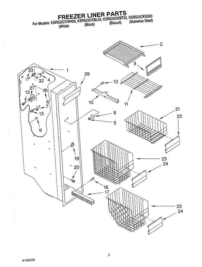 Diagram for KSRS25CKSS03