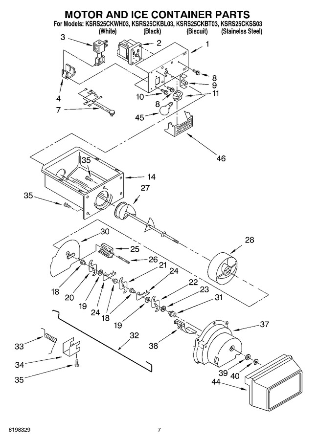 Diagram for KSRS25CKSS03