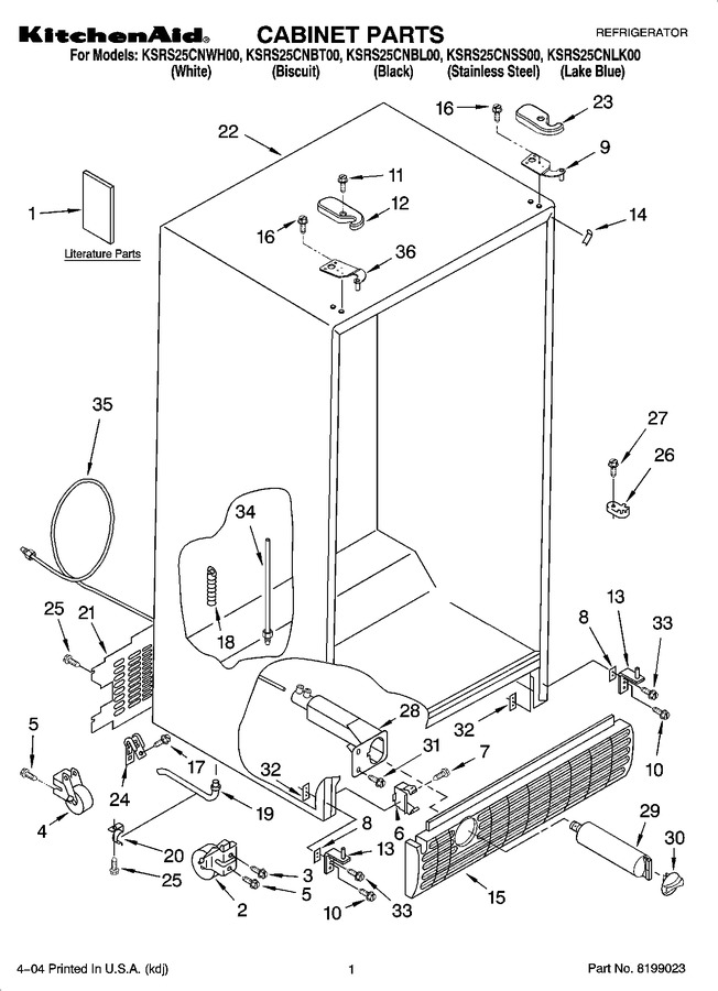 Diagram for KSRS25CNBL00