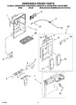 Diagram for 08 - Dispenser Front Parts