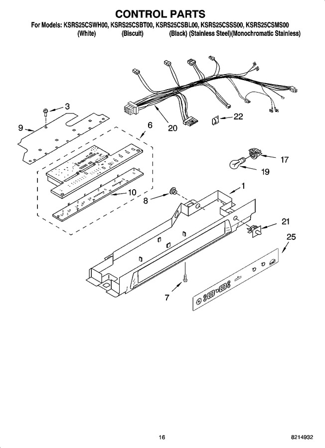 Diagram for KSRS25CSMS00
