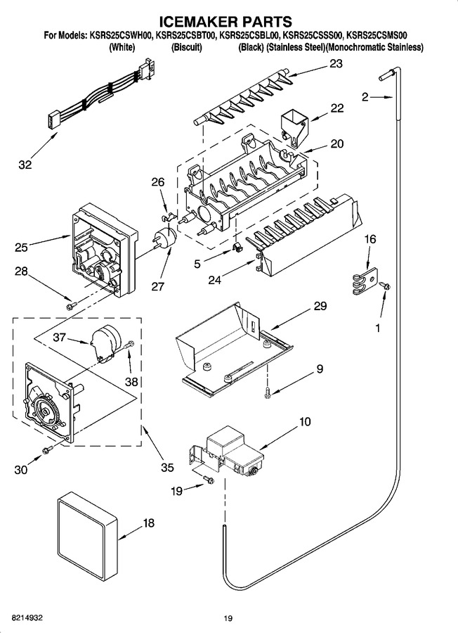 Diagram for KSRS25CSBL00