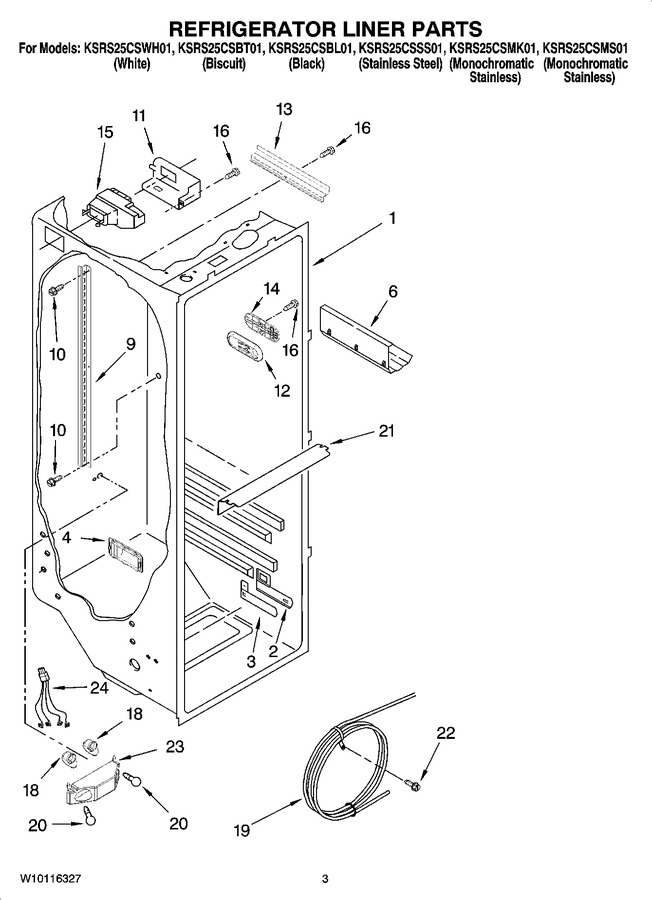 Diagram for KSRS25CSMS01