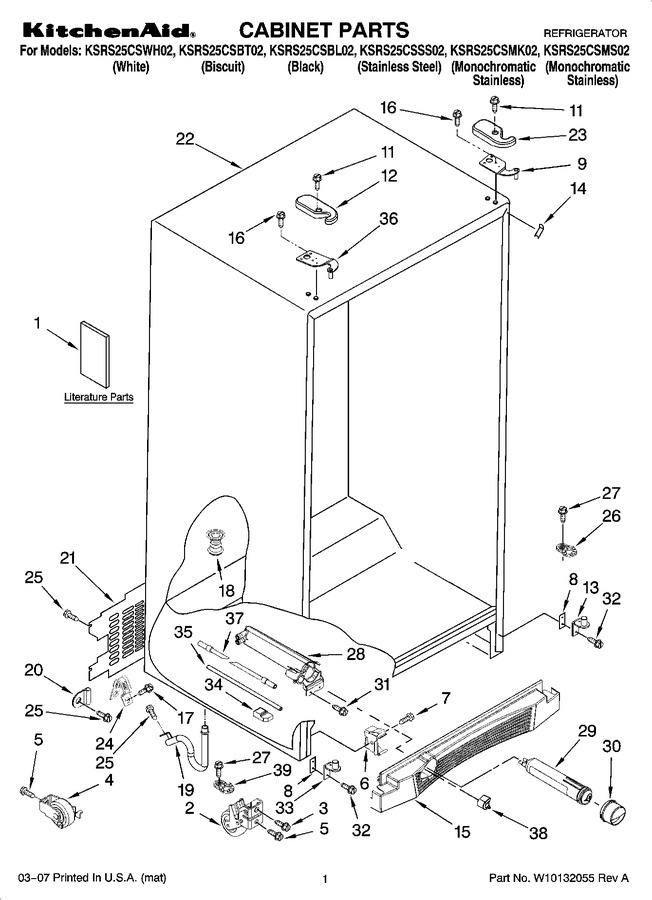 Diagram for KSRS25CSMS02