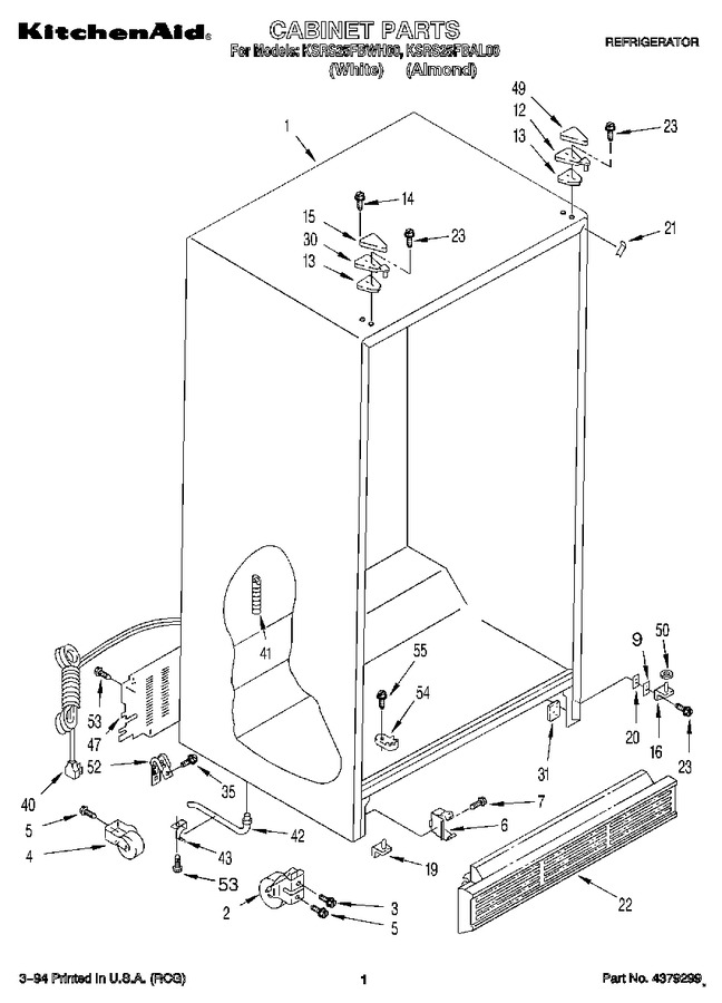 Diagram for KSRS25FBWH00