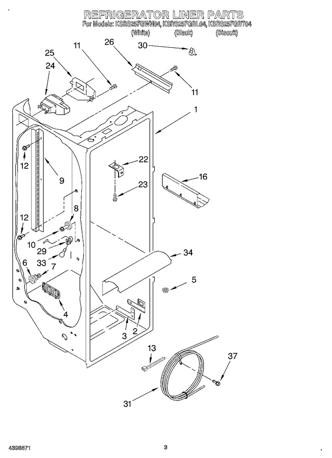 Diagram for KSRS25FGBL04