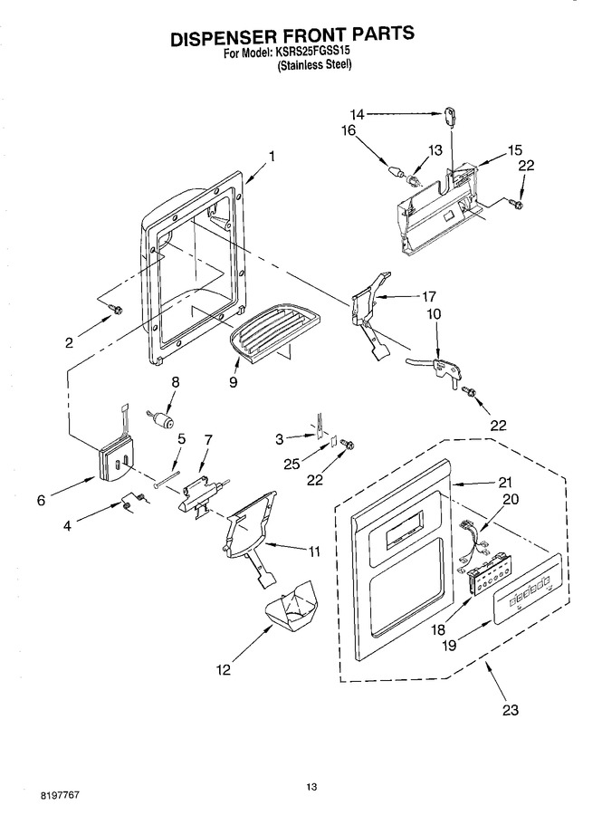Diagram for KSRS25FGSS15