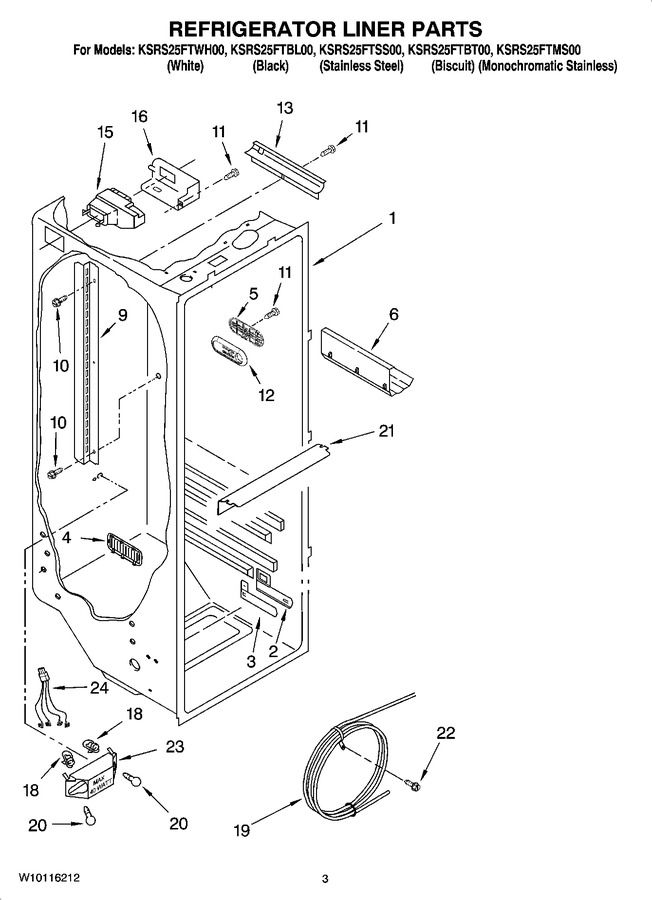 Diagram for KSRS25FTBT00
