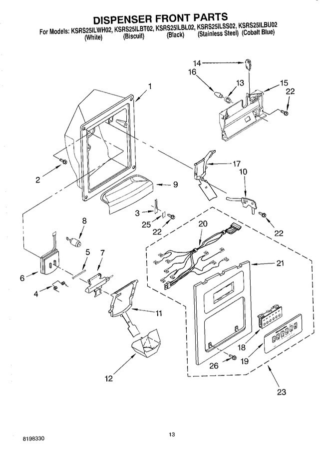 Diagram for KSRS25ILBL02