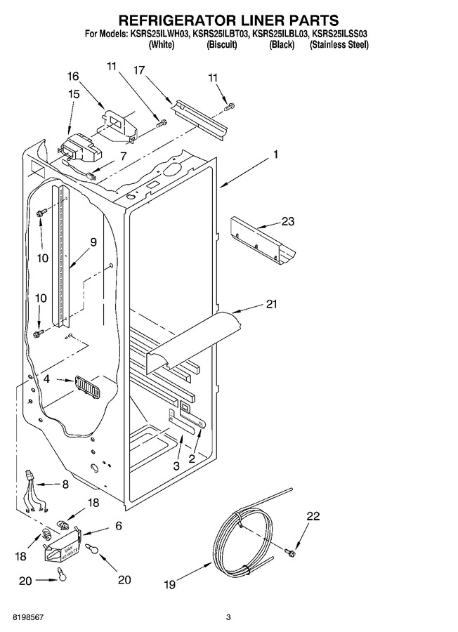 Diagram for KSRS25ILBL03