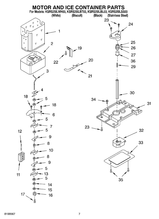Diagram for KSRS25ILBL03