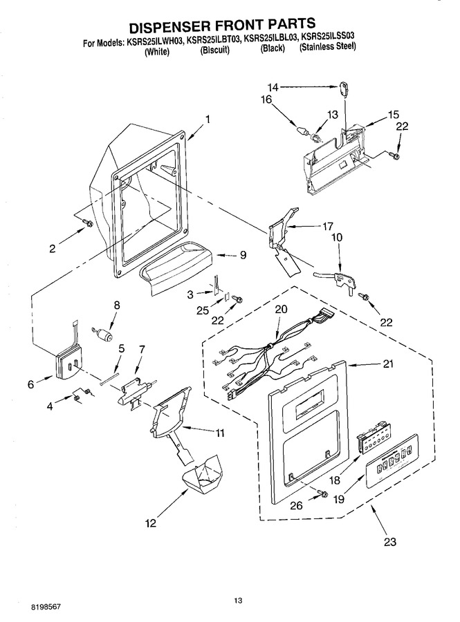 Diagram for KSRS25ILBL03