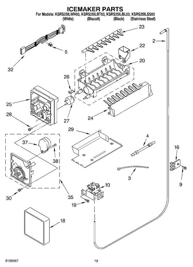 Diagram for KSRS25ILBL03