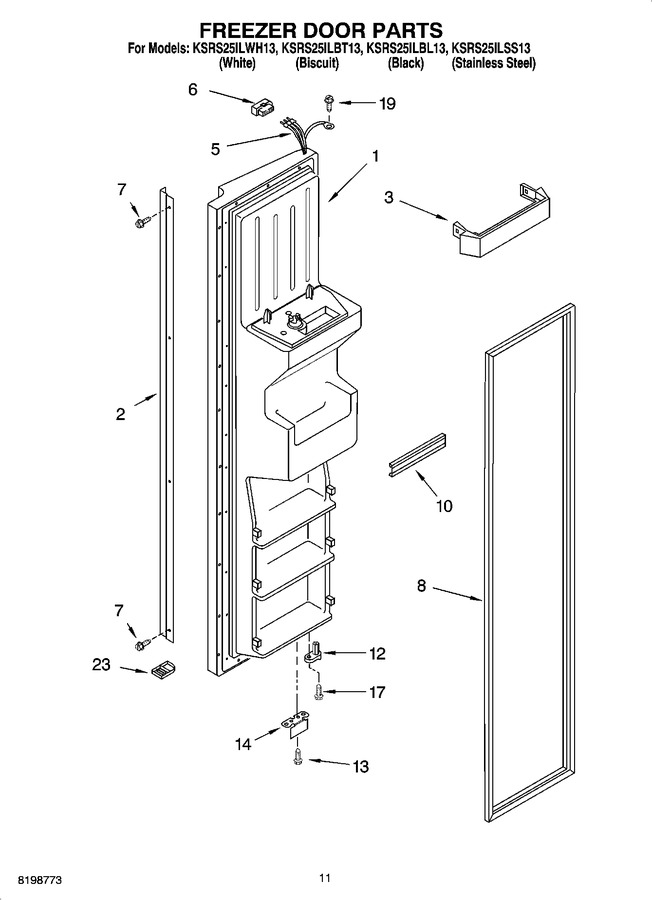 Diagram for KSRS25ILWH13