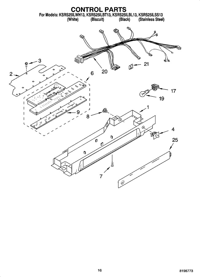 Diagram for KSRS25ILWH13