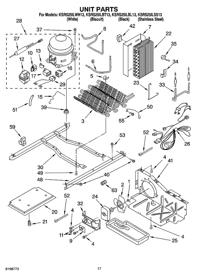 Diagram for KSRS25ILWH13